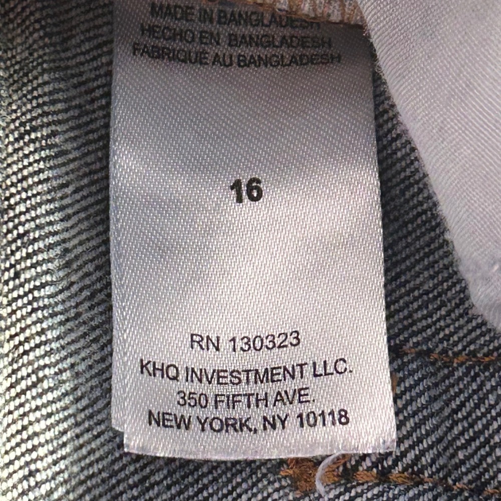 Lucky Brand Womens Jeans Size 16 Dark Wash Slim Fit Cotton Blend - Picture 8 of 9